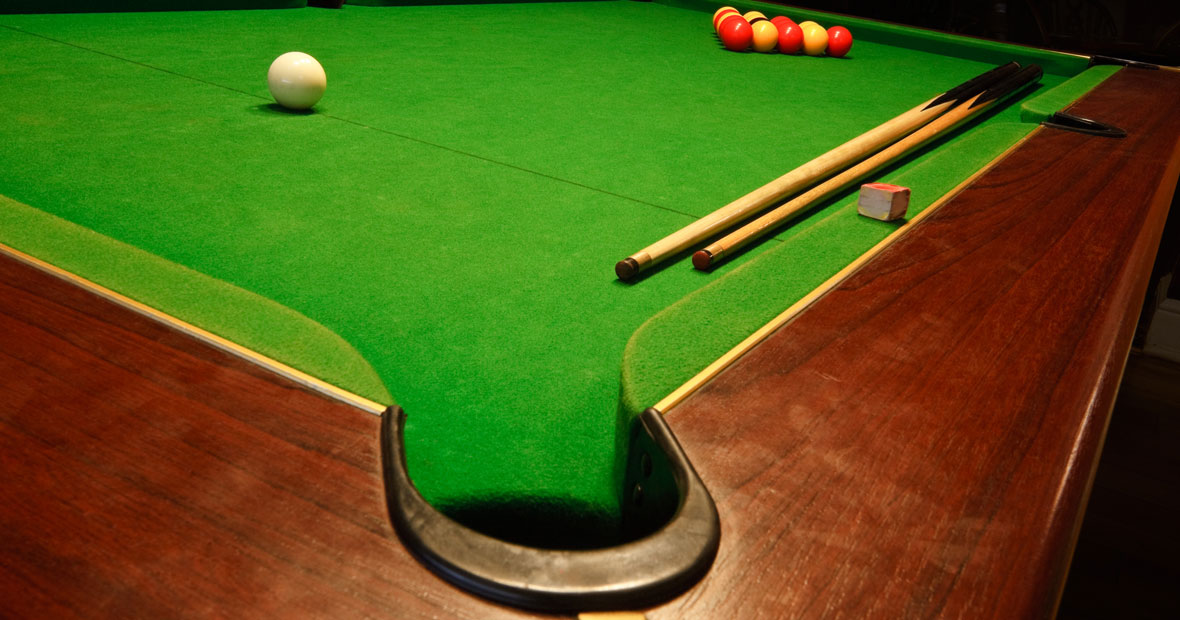 La table de billard anglais